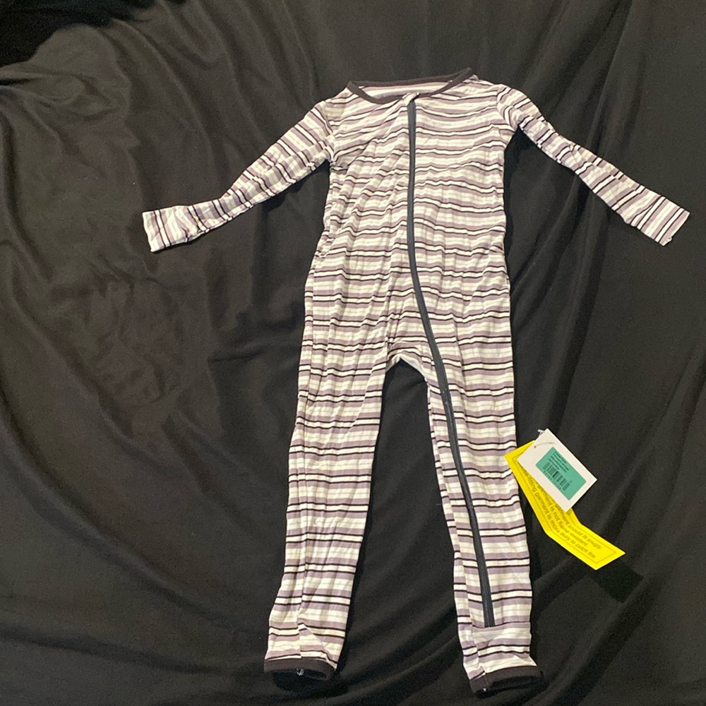 Size 3 striped kickeepants coverall - new with tags 64|A3
